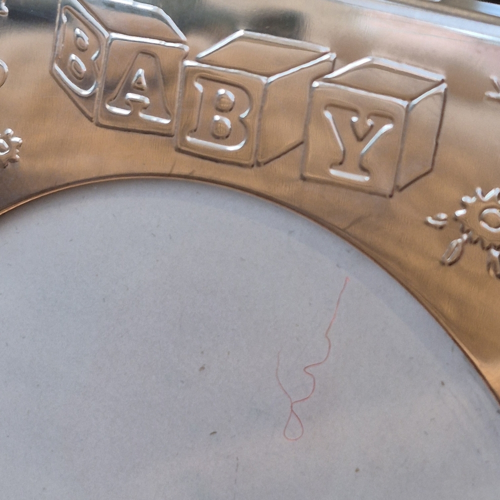 Silver Plate Baby Photo Frame - Picture 11 of 12